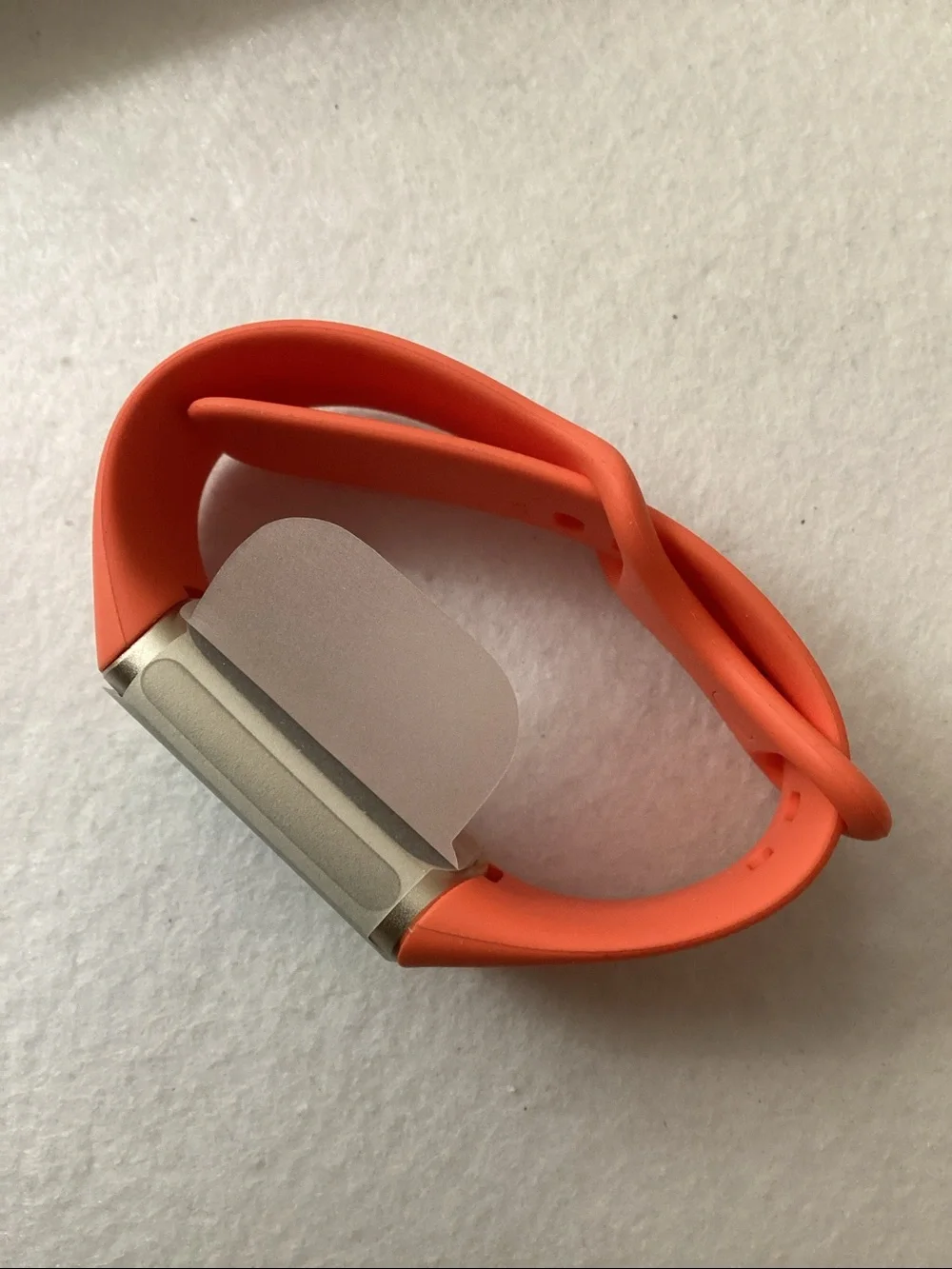 Fitbit Unisex Orange Charge 6 Silicone Fitness Tracker Watch 36mm
